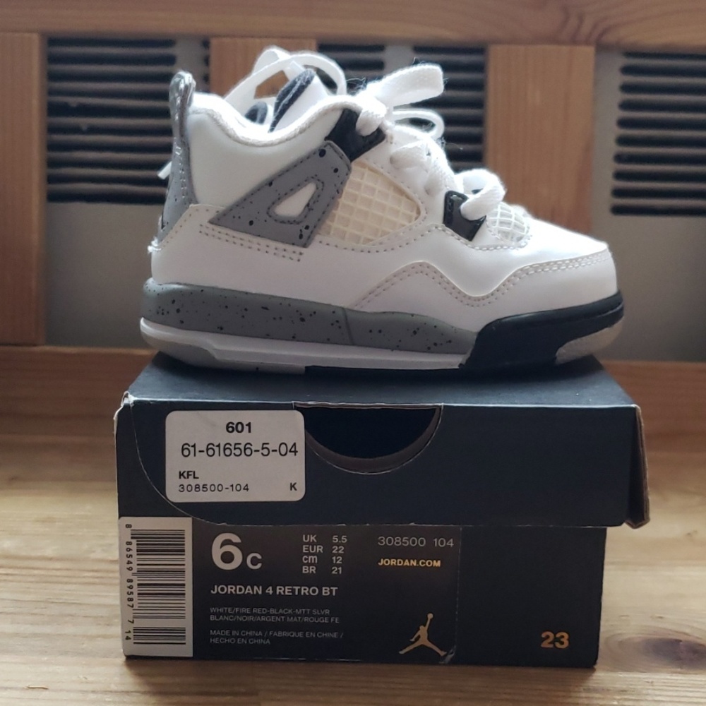Toddler jordan 4 retro bt